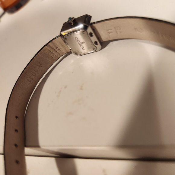 Corum sugar cube Diamond Bezel Quartz Ladies Watch - Picture 3 of 8